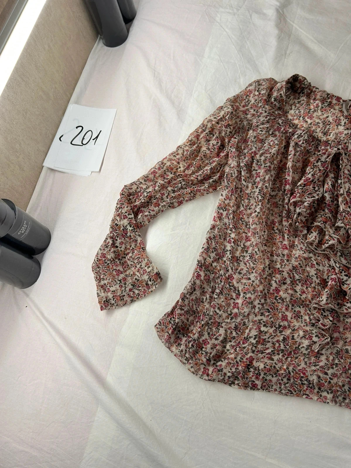 Veelkleurige vintage geprinte blouse Istella Forest – photo 3